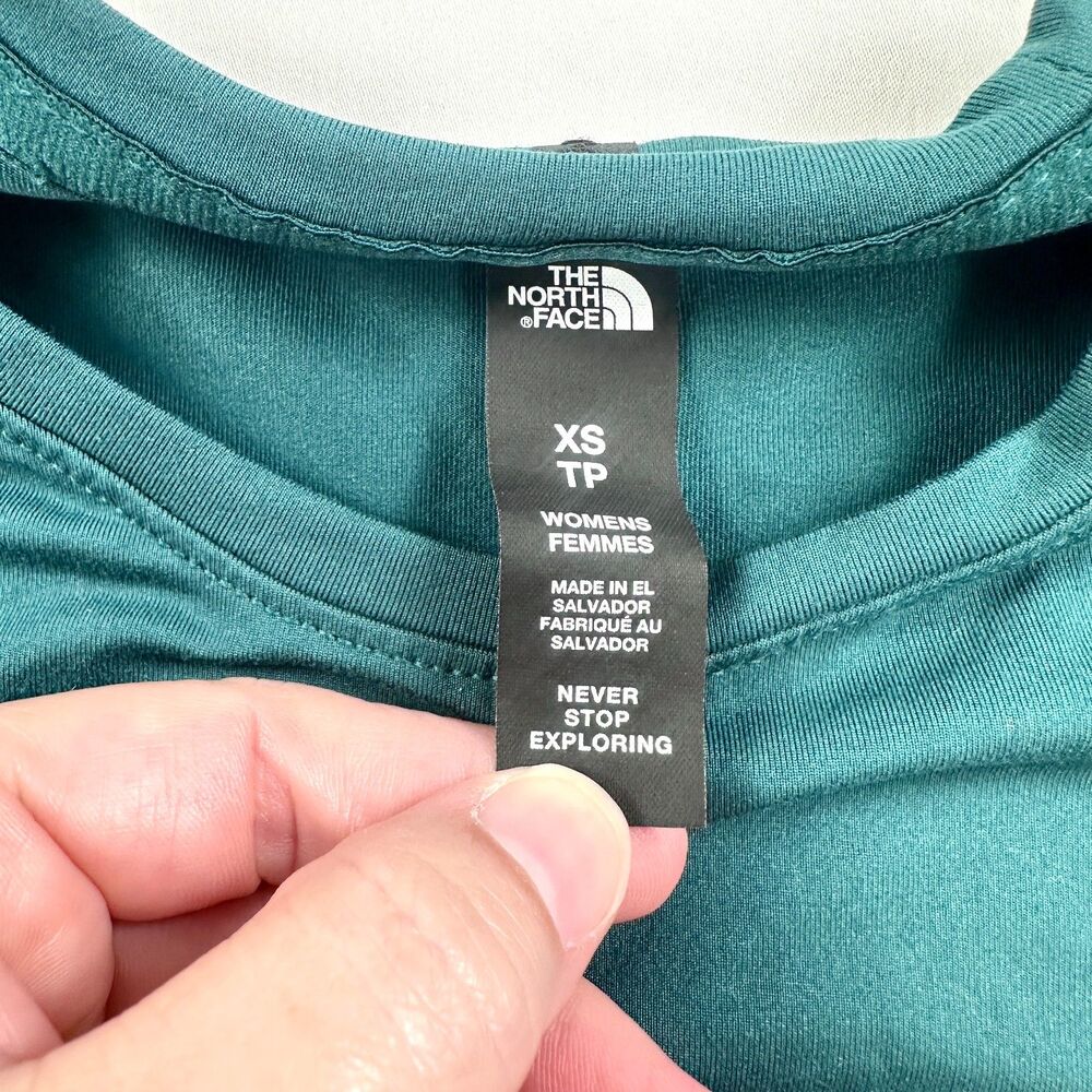 The North Face Short Sleeve Performance T-Shirt Womens XS Green Gorpcore - Picture 4 of 7